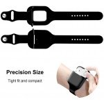 Wholesale Wrist Band Accessories Sport Strap Cover Full Protective Silicone Skin Compatible with Apple Airpods [2 / 1] Wireless Charging Case (Black)